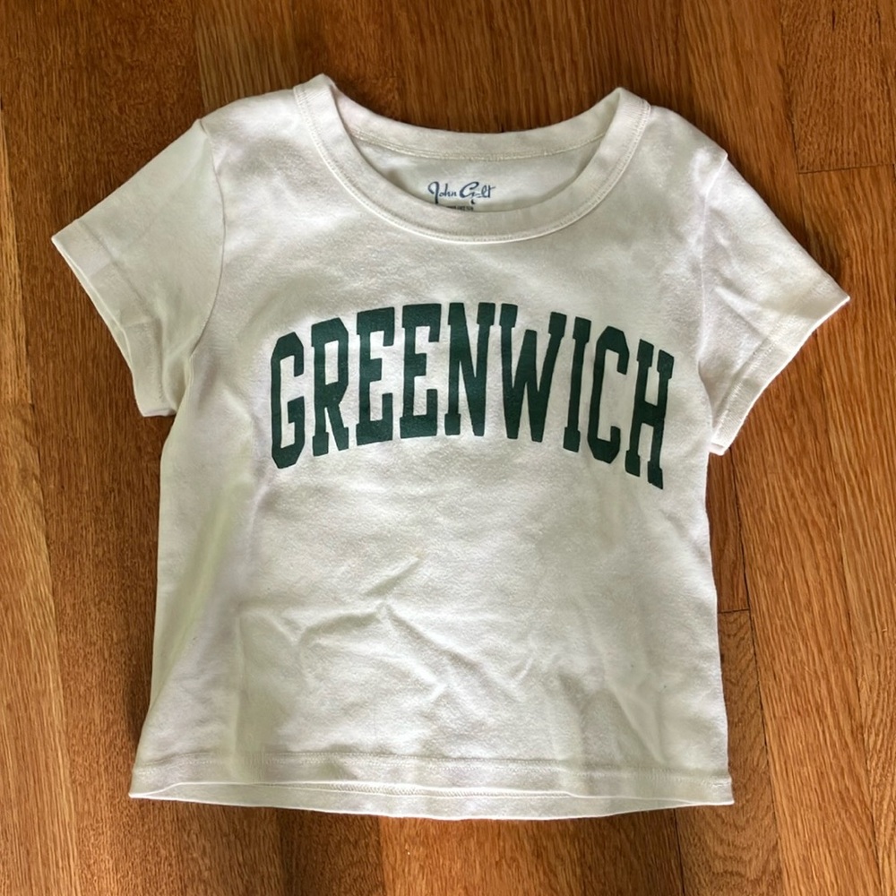 John Galt/ Brandy Melville Greenwich crop top